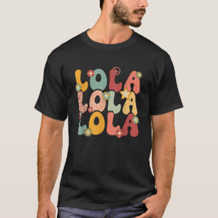 Camiseta Lola Grandma Groovy Lola Avó