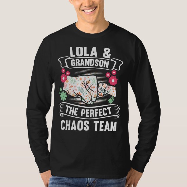 Camiseta Lola & Grandson Chaos Team Lola & Grandson (Frente)