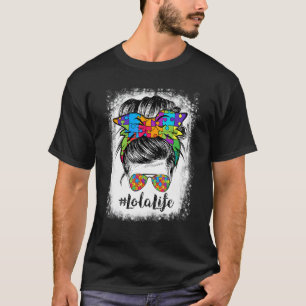 Camiseta Lola Vida Desarrumado Boné de Cabelo Bandana Óculo