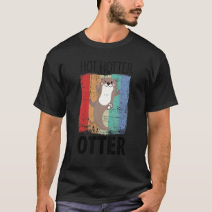 Camiseta Lolita Quente Mais Quente Lontra Lontra Amor Dizer
