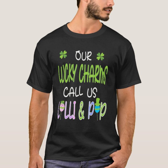 Camiseta Lolli e Pop Avós Ruas Padd de Saint Patrick (Frente)
