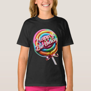 Camiseta Lollipop com um Arco brilhante