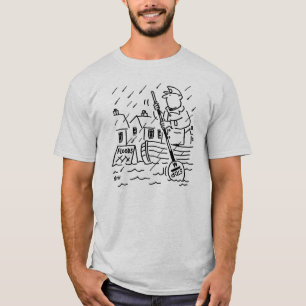Camiseta Lollipop Man está Remendo Barco usando Lollipop c