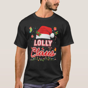 Camiseta Lolly Claus Matando Papais noeis de Natal da Famí