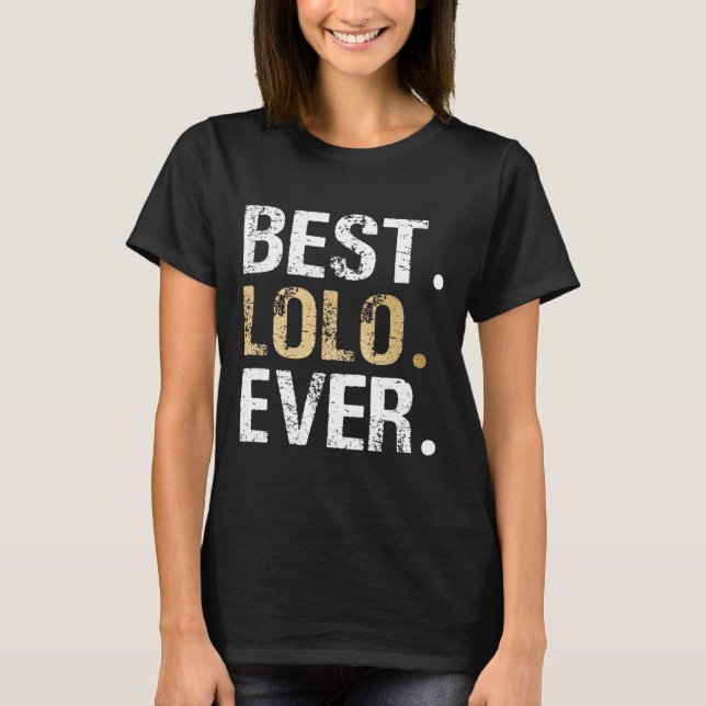 Camiseta Lolo Gift Da Avô, Melhor Lolo (Frente)