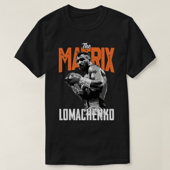 Camiseta Lomachenko A Matriz Laranja 1 (Frente do Design)