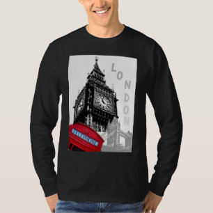 Camiseta London Big Ben Clock Tower Moderna personalizável