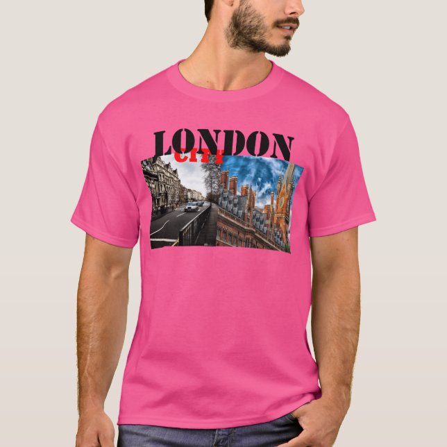 Camiseta LONDON CITY DESIGN engraçado (Frente)