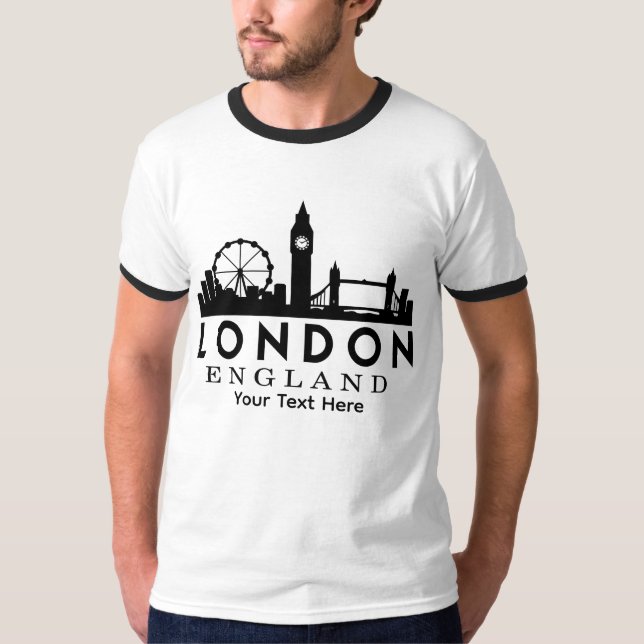 Camiseta London City Landmark Travel Design (Frente)