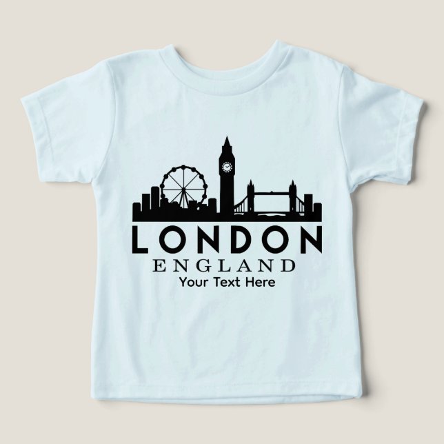 Camiseta London City Landmark Travel Design (Design frontal)