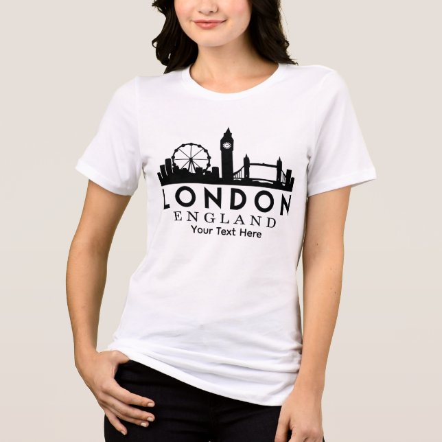 Camiseta London City Landmark Travel Design (Frente)