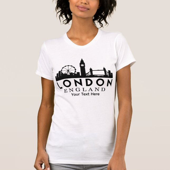 Camiseta London City Landmark Travel Design (Frente)