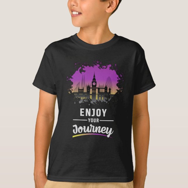 Camiseta London England City Cityscape Skyline Funny Gift (Frente)