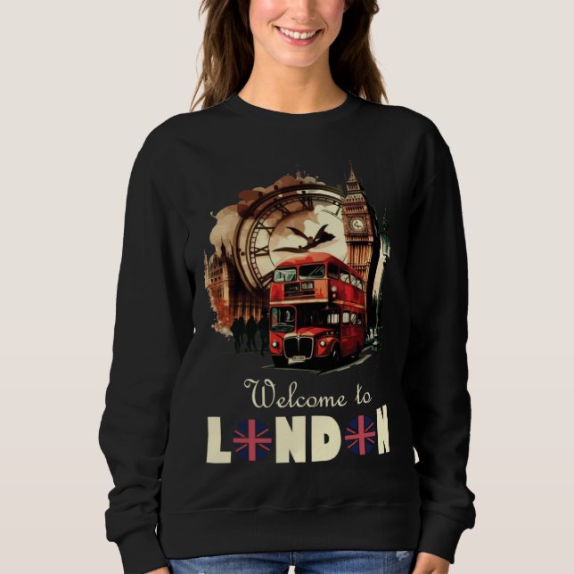 Camiseta London England Souvenir Tourist For Men Women Kids (Frente)