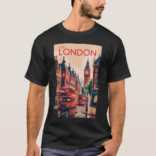 Camiseta London England Viagem Art Vintage