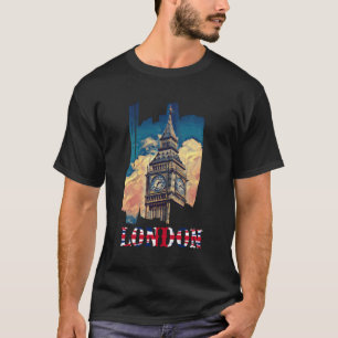 Camiseta London Landmarks Vintage Uk Legal London Vibes