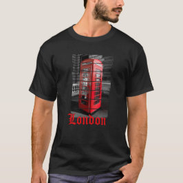 Camiseta London Phone Box Vintage Souvenir