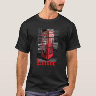Camiseta London Phone Box Vintage Souvenir
