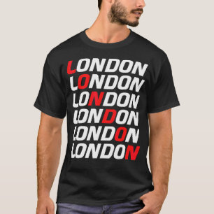 Camiseta London Retro Vintage Um Verdadeiro Inglês Da Ingla