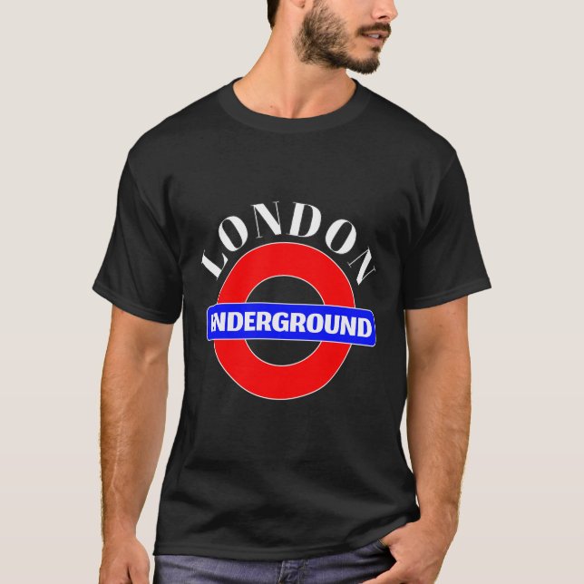 Camiseta London Souvenir Shirt Legal Underground Tube Stati (Frente)
