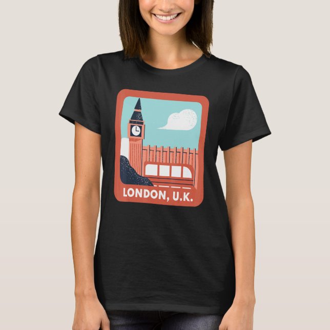 Camiseta London Uk England Big Ben Classic World Viagem Eur (Frente)