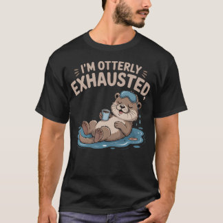 Camiseta Londra Divertida da Animais Punição Cansado Dizend