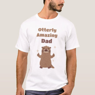 Camiseta Londra Otter Otimamente Incrível Piada de Pai
