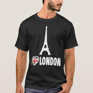 Camiseta Londres - Eu Amo Londres - Eu Coração Londres Engr