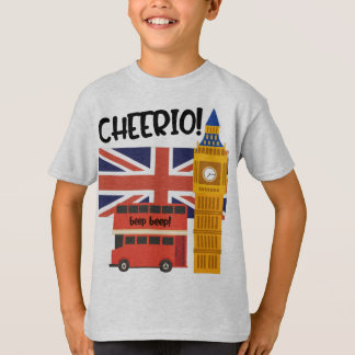 Camiseta Londres Inglaterra Cheerio United Kindgdom Big Ben