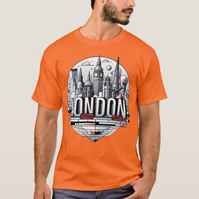 Camiseta Londres Inglaterra Reino Unido (Frente)
