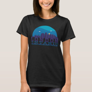 Camiseta Londres Ontário Canada City Skyline Outl