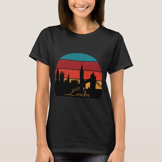 Camiseta Londres Silhouette (Frente)