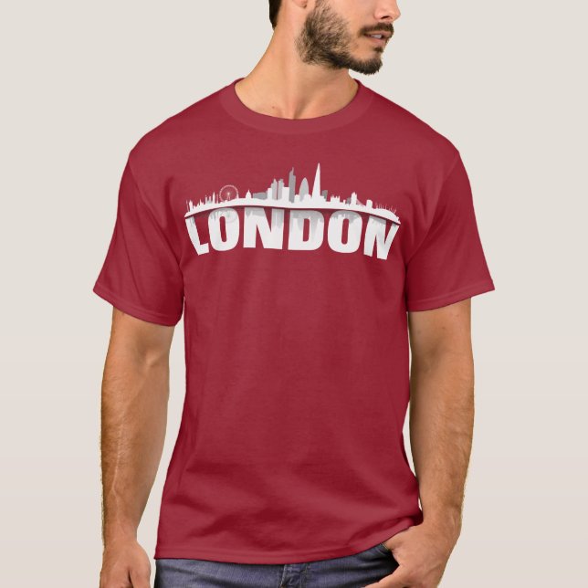 Camiseta Londres Skyline alpargata (Frente)