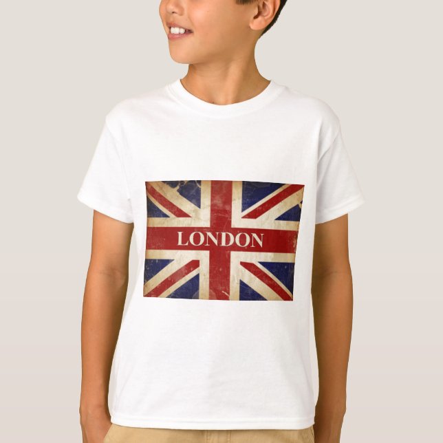 Camiseta Londres - Union Jack - amor Londres de I (Frente)