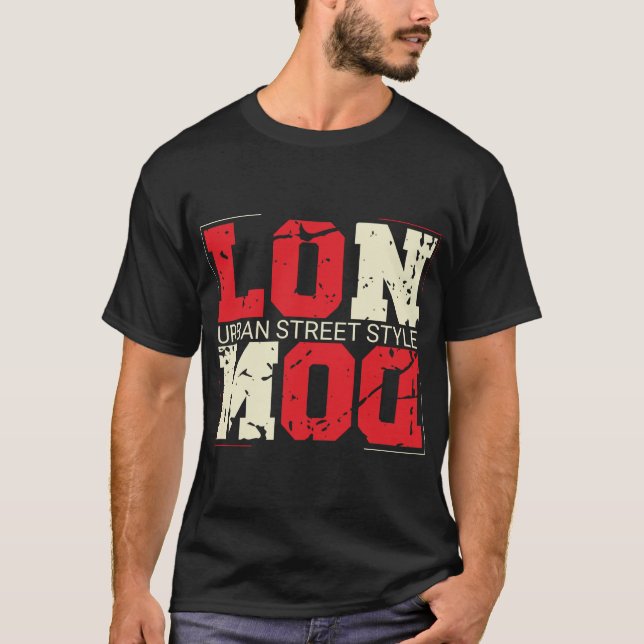 Camiseta Londres-Urban-Street-Style-Text (Frente)