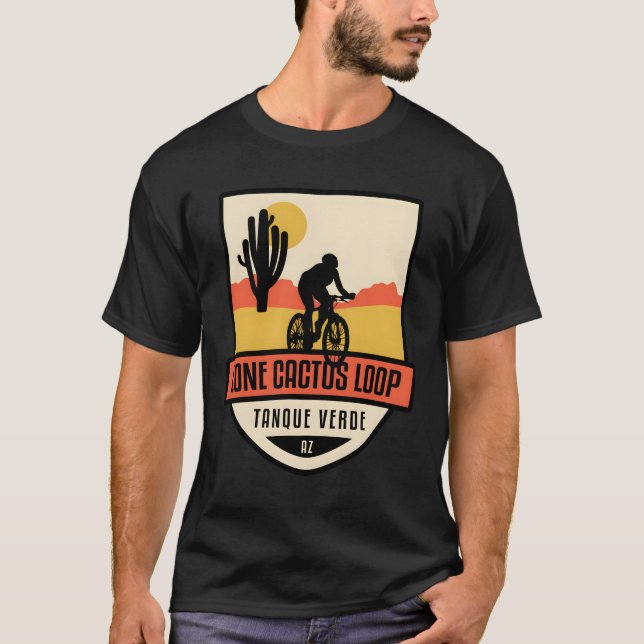 Camiseta Lone Cactus Loop � Tanque Verde, Arizona (Frente)