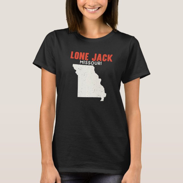 Camiseta Lone Jack Missouri EUA State America Viagem Missou (Frente)