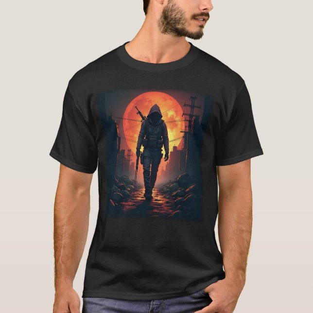 Camiseta Lone Survivor Postado-Apocalypse Tee (Frente)