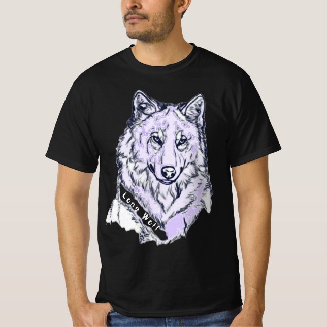 Camiseta Lone Wolf Ametyst Purple (Frente)