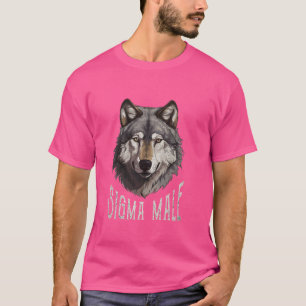 Camiseta Lone Wolf Apresenta Homens Individualistas Irônico
