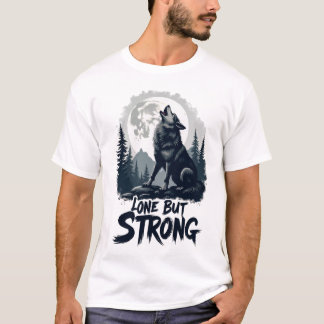 Camiseta Lone Wolf's Howl: O "Lone Mas Forte"