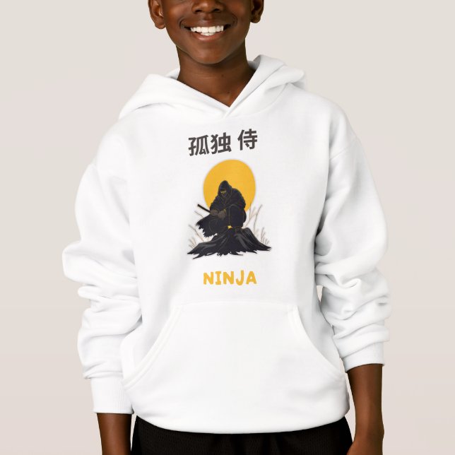Camiseta Lonely Ninja Samurai Art Design (Frente)