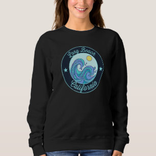 Camiseta Long Beach Ca California Souvenir Surfer Náutico