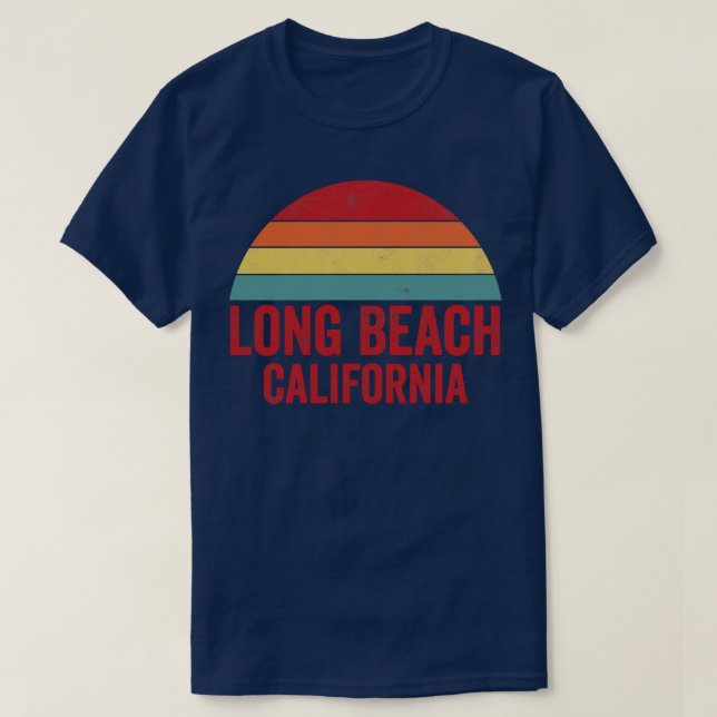 Camiseta Long Beach California CA (Frente do Design)