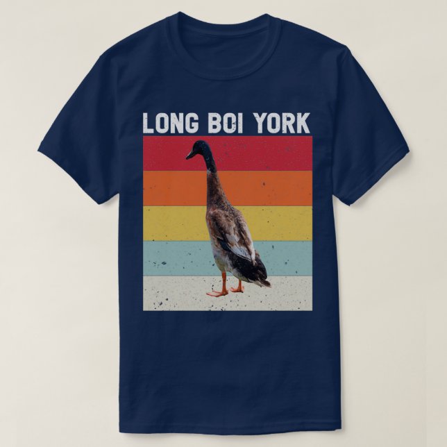 Camiseta Long Boi York - Retro Vintage (Frente do Design)