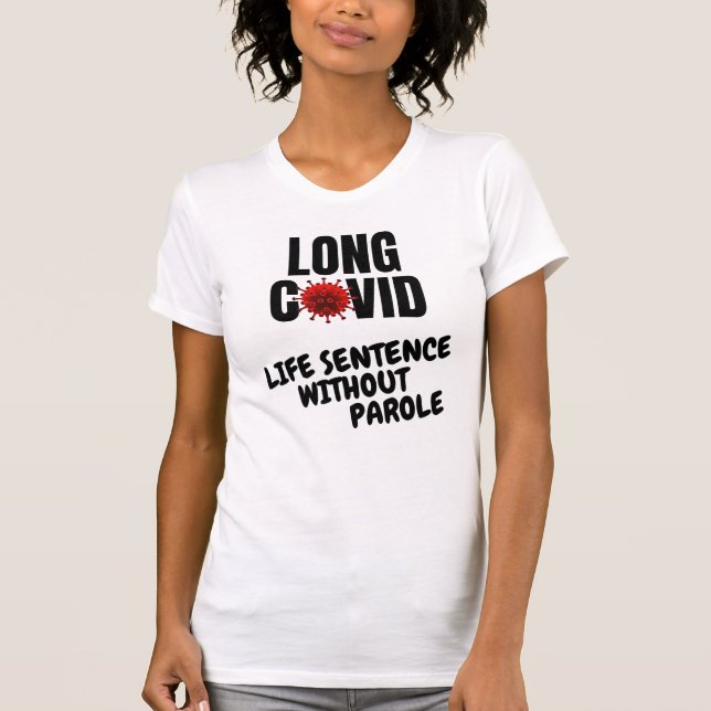 Camiseta LONG COVID - Sentença de Vida Sem condicional (Frente)