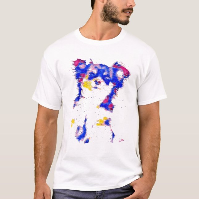 Camiseta Long Hair Chihuahua (Frente)