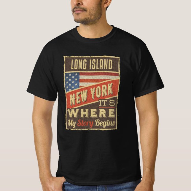 Camiseta Long Island New York (Frente)