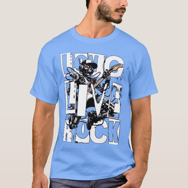 Camiseta Long Live Rock boy (Frente)