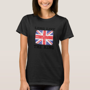 Camiseta Long Live The King England UK Crown Support